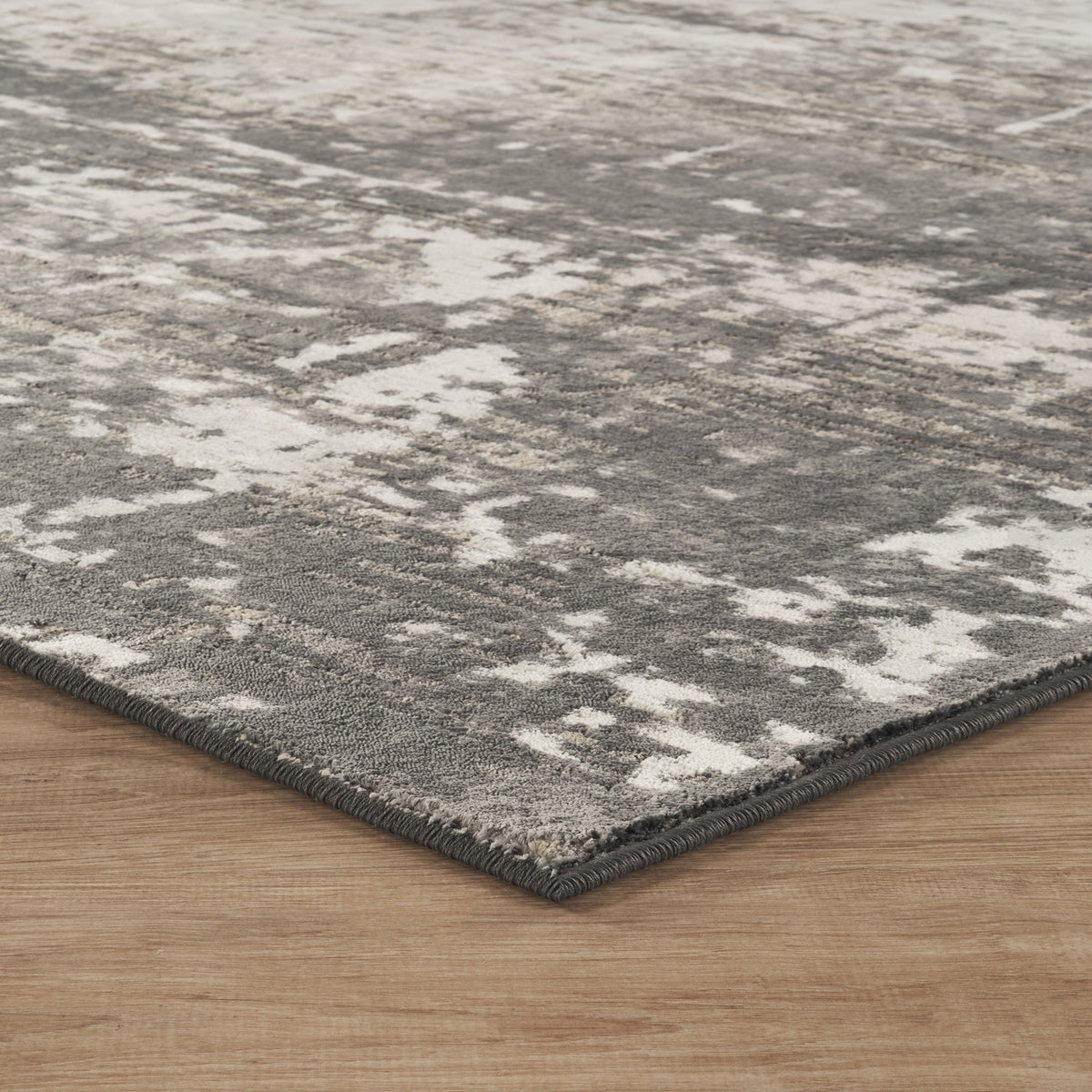 Mayfair Metallic Design Rug - Abyss