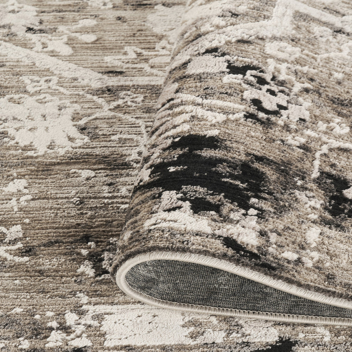 Mayfair Metallic Design Rug - Flora