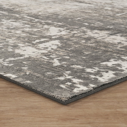 Mayfair Metallic Design Rug - Abyss