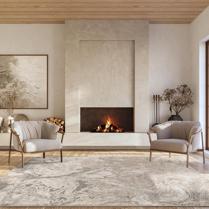 Elysium Metallic Rug - Astral