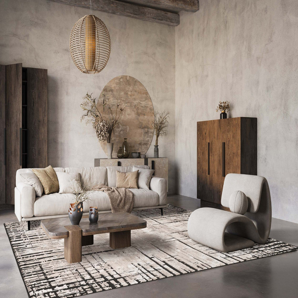 Belgravia Metallic Rug - Nexus