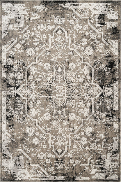 Mayfair Metallic Design Rug - Flora