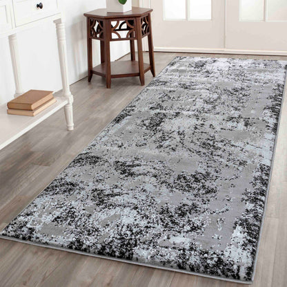 Serenity Metallic Abstract Rug - Acrylic