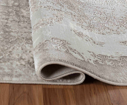 Serenity Metallic Abstract Rug - Acrylic