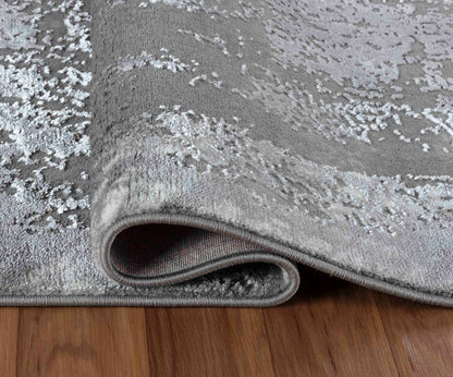 Serenity Metallic Abstract Rug - Acrylic