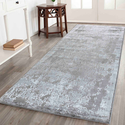 Serenity Metallic Abstract Rug - Acrylic