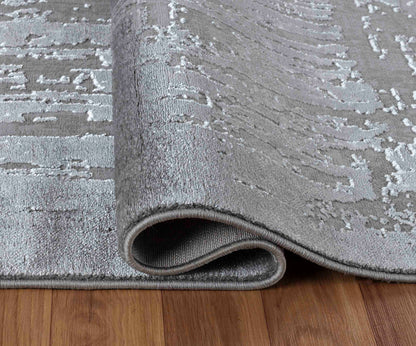 Serenity Metallic Abstract Rug - Abrasion