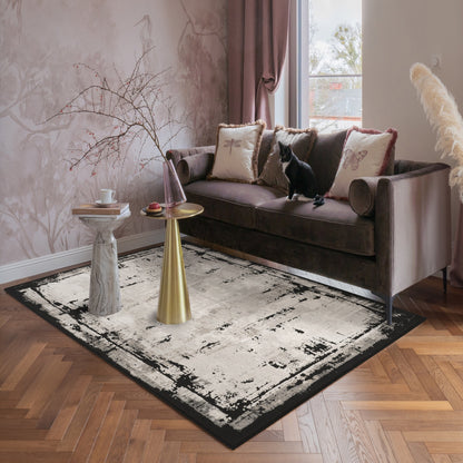 Mayfair Metallic Design Rug - Frame