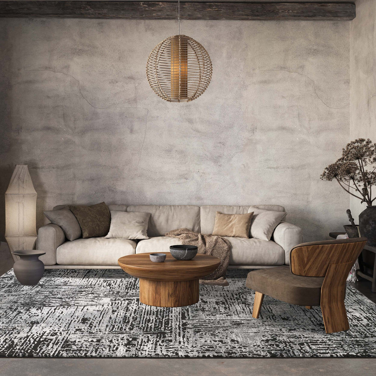 Belgravia Metallic Rug - Illusion