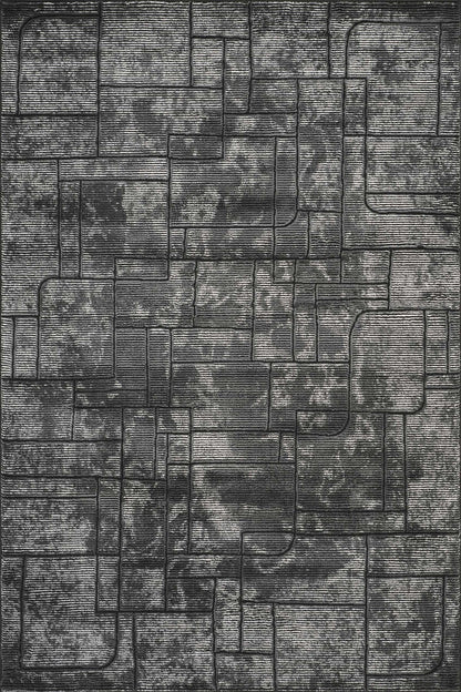 Belgravia Metallic Rug - Cobble