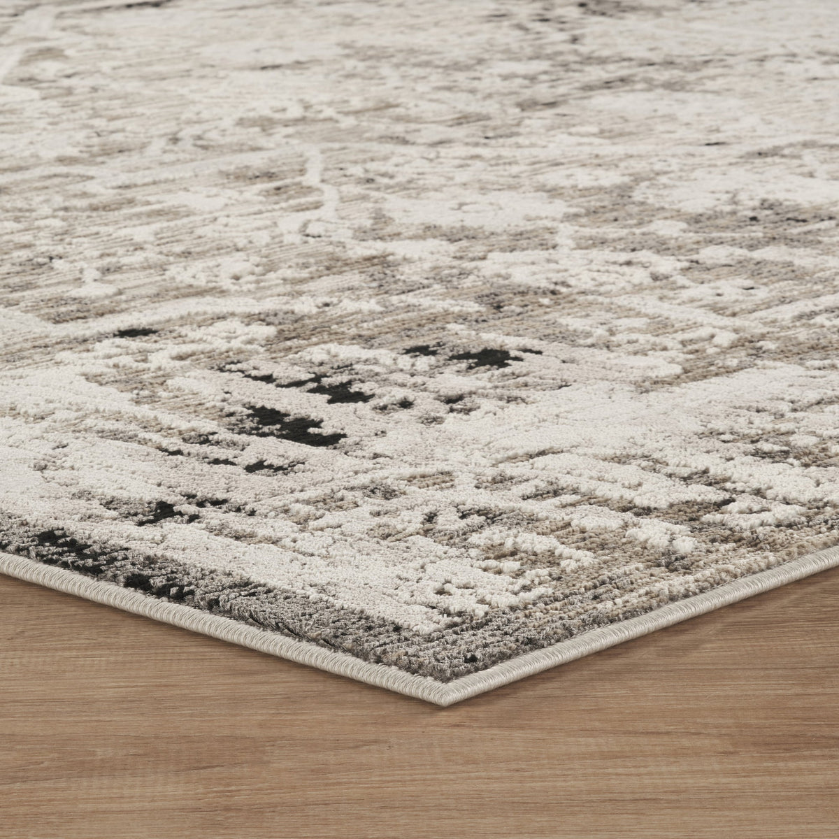 Mayfair Metallic Design Rug - Flora