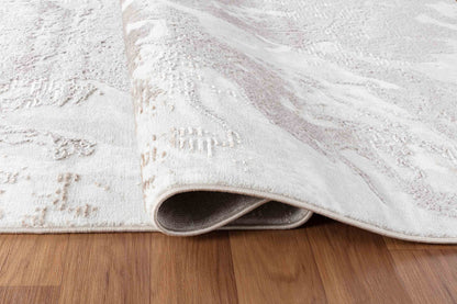 Serenity Metallic Abstract Rug - Water Flow