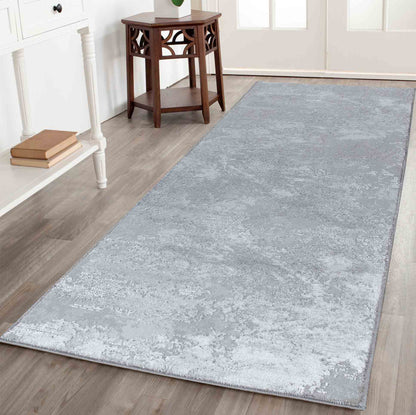 Serenity Metallic Abstract Rug - Sprayed
