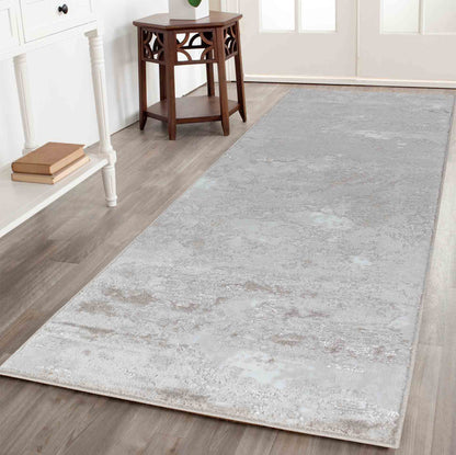 Serenity Metallic Abstract Rug - Sprayed