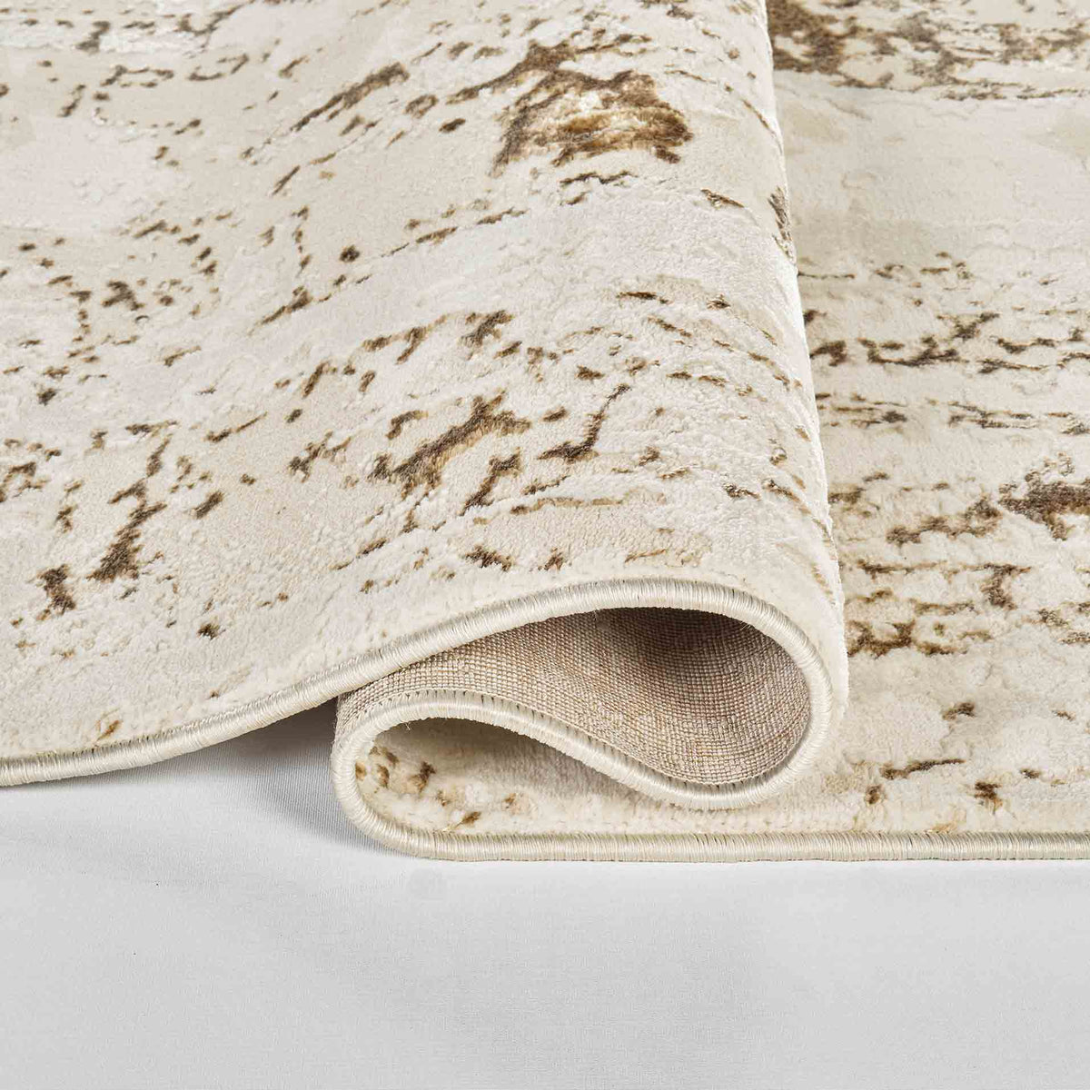 Emperor Metallic Abstract Rug - Styra