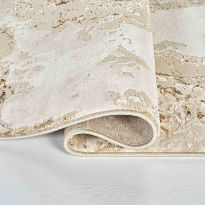 Emperor Metallic Abstract Rug - Picasso