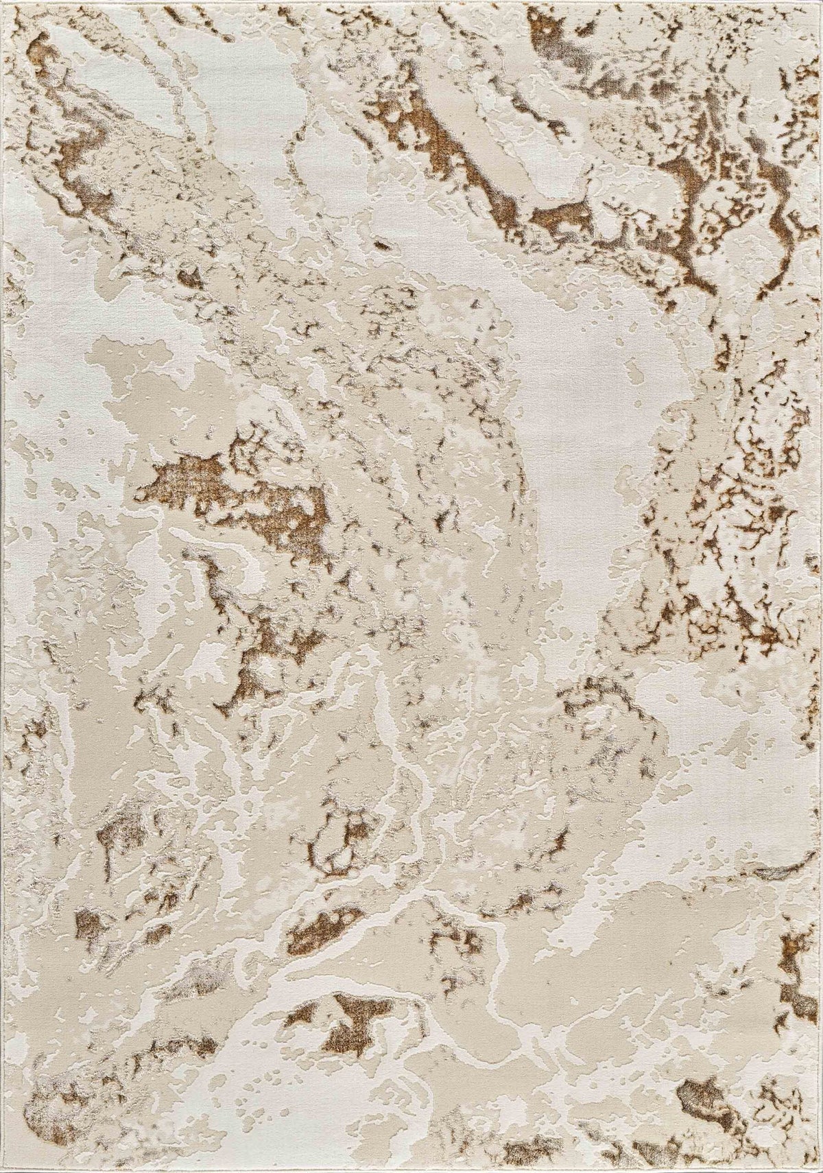 Emperor Metallic Abstract Rug - Picasso