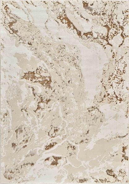 Emperor Metallic Abstract Rug - Picasso