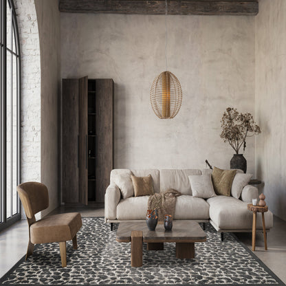 Mayfair Metallic Design Rug - Savanna