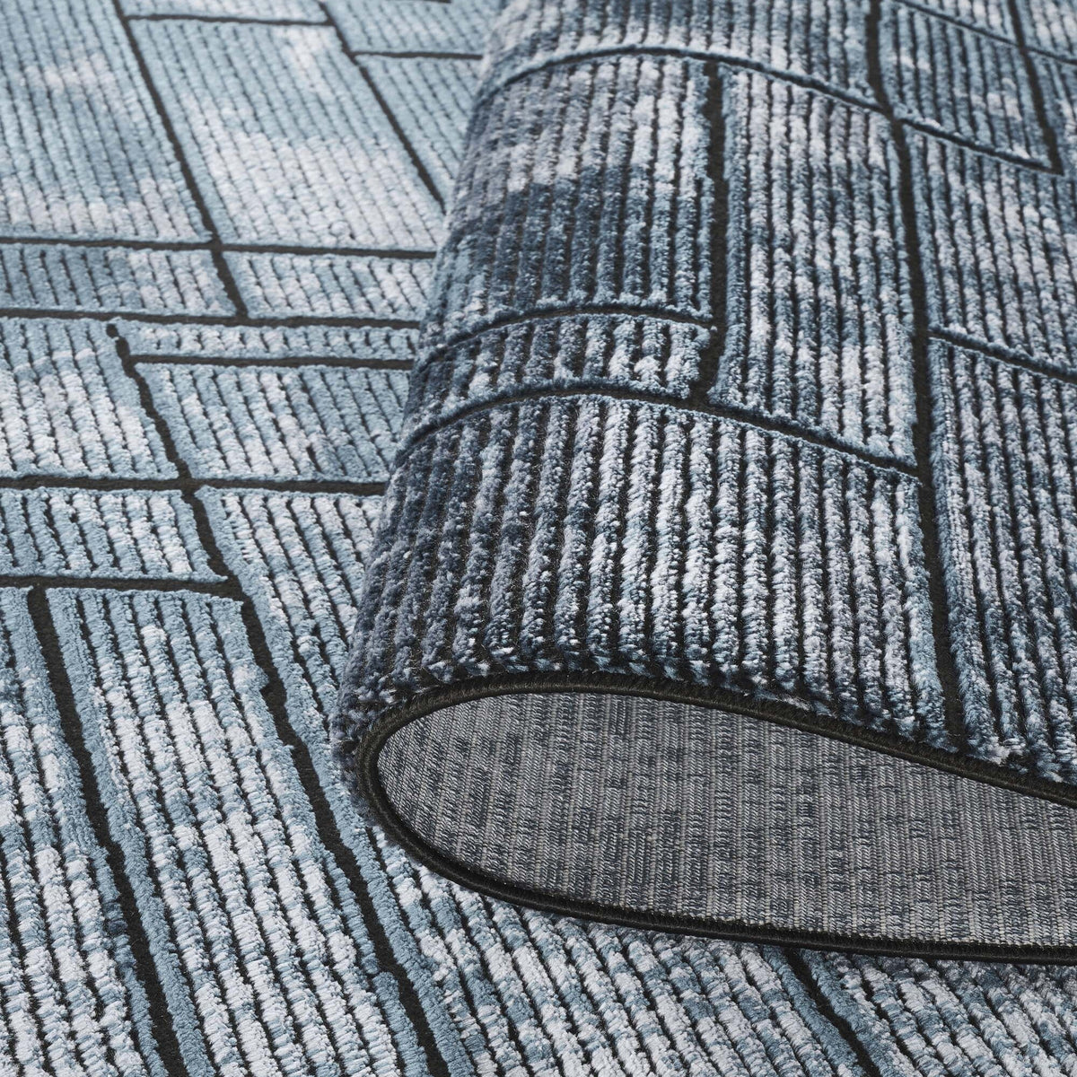 Belgravia Metallic Rug - Cobble