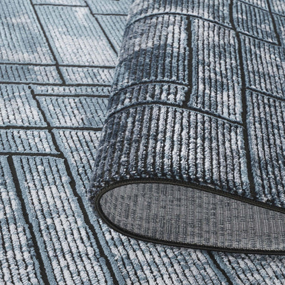 Belgravia Metallic Rug - Cobble
