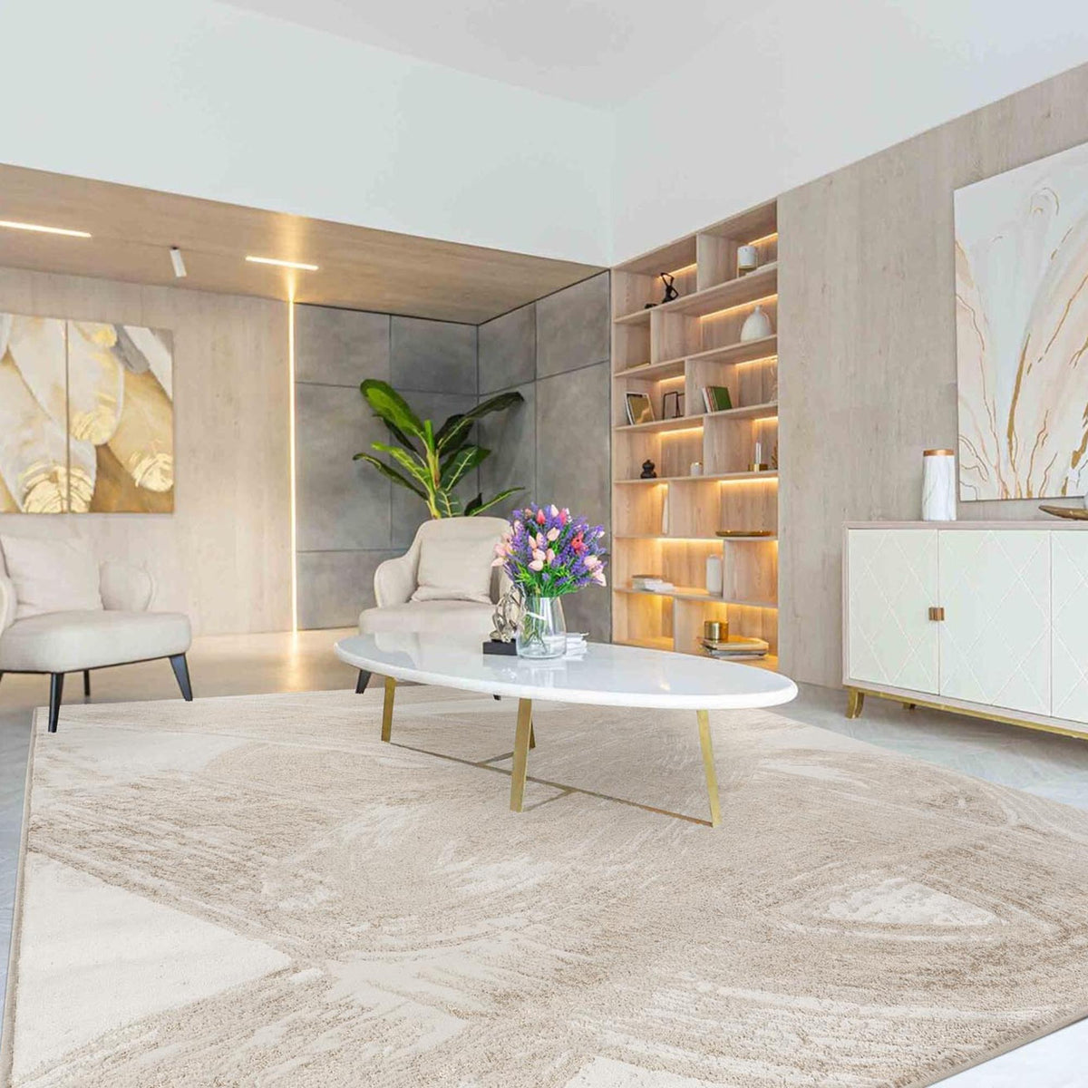 Elysium Metallic Rug - Expression