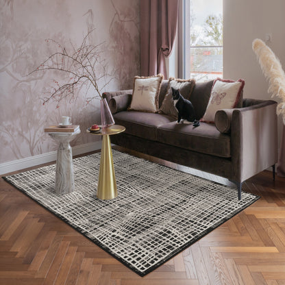 Mayfair Metallic Design Rug - Mesh