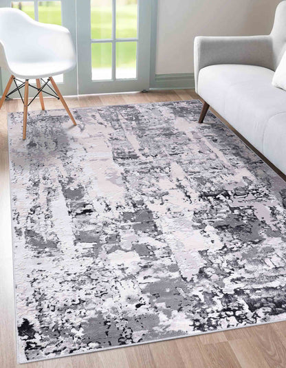 Emperor Metallic Abstract Rug - Styra
