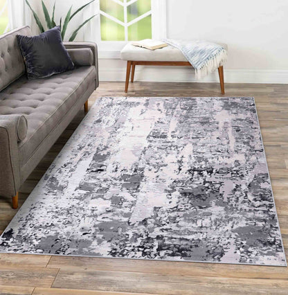 Emperor Metallic Abstract Rug - Styra
