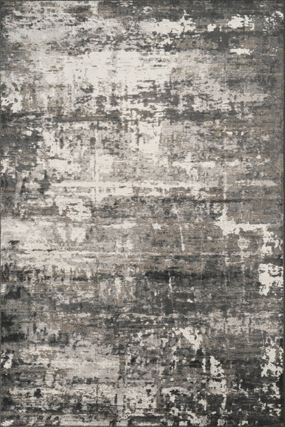 Mayfair Metallic Design Rug - Abyss