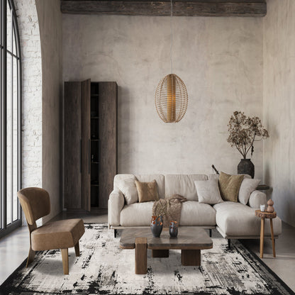 Mayfair Metallic Design Rug - Frame