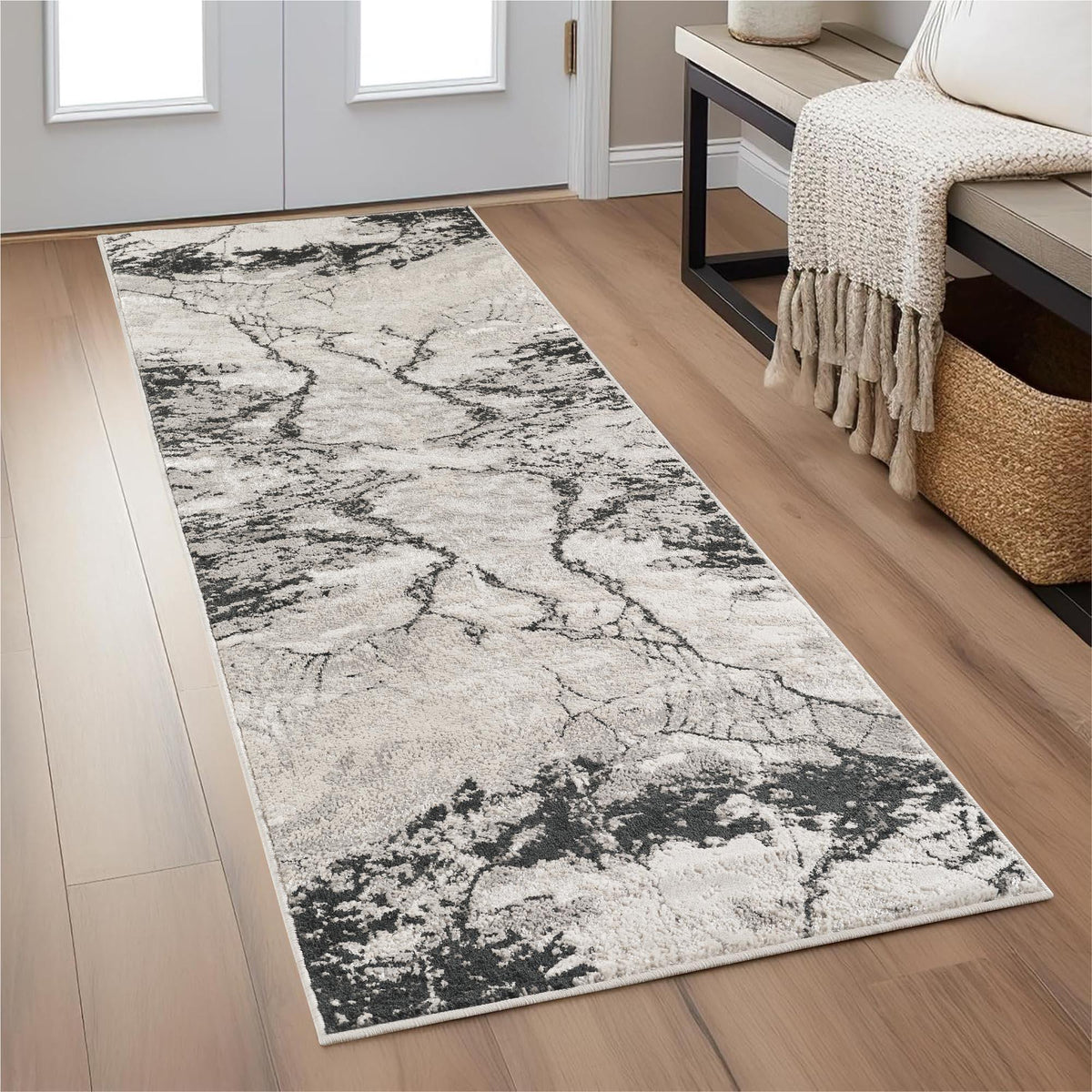 Elysium Metallic Rug - Huracan