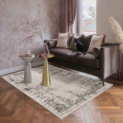 Mayfair Metallic Design Rug - Croc