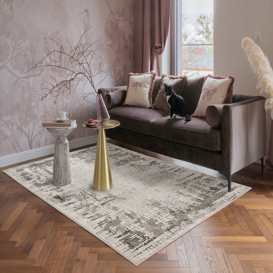 Mayfair Metallic Design Rug - Croc
