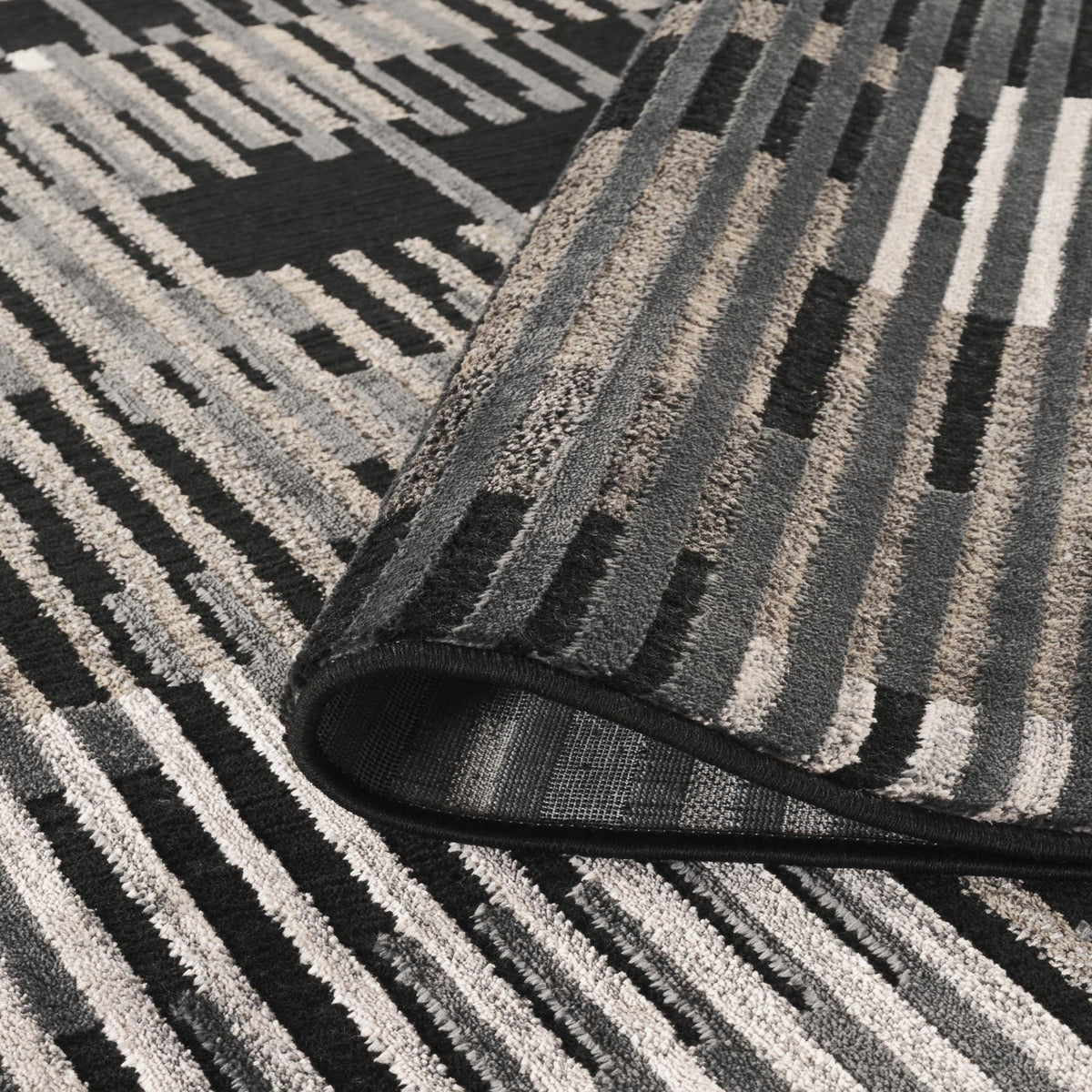 Mayfair Metallic Design Rug - Matrix