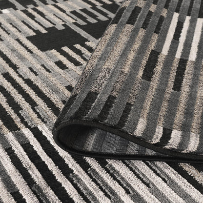 Mayfair Metallic Design Rug - Matrix