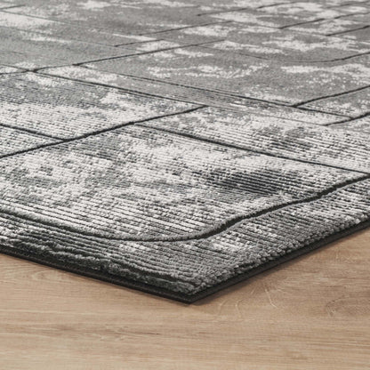 Belgravia Metallic Rug - Cobble