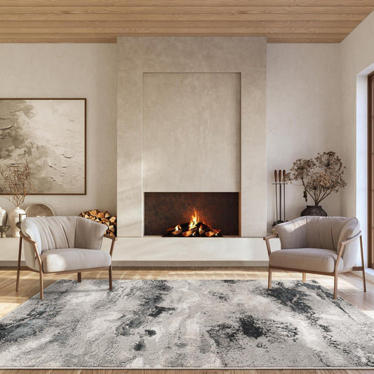 Elysium Metallic Rug - Mist