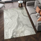 Novu Metallic Abstract Rug - Stream