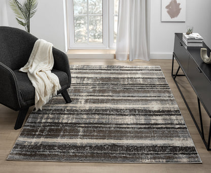 Eleanor Embossed Abstract Rug - Linear