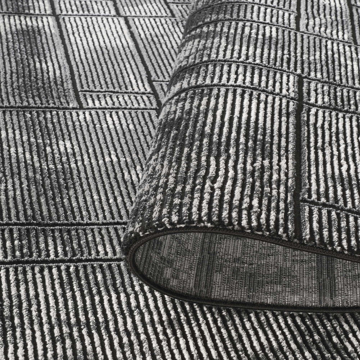 Belgravia Metallic Rug - Cobble