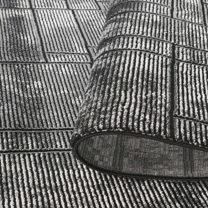 Belgravia Metallic Rug - Cobble