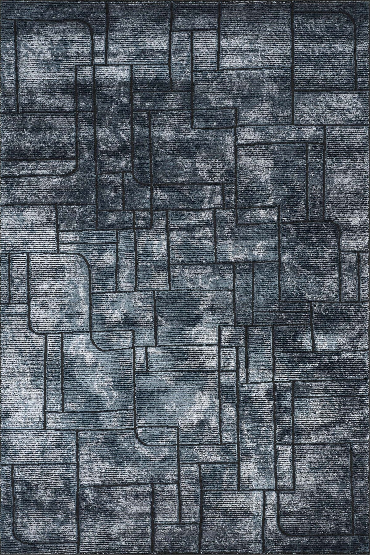 Belgravia Metallic Rug - Cobble