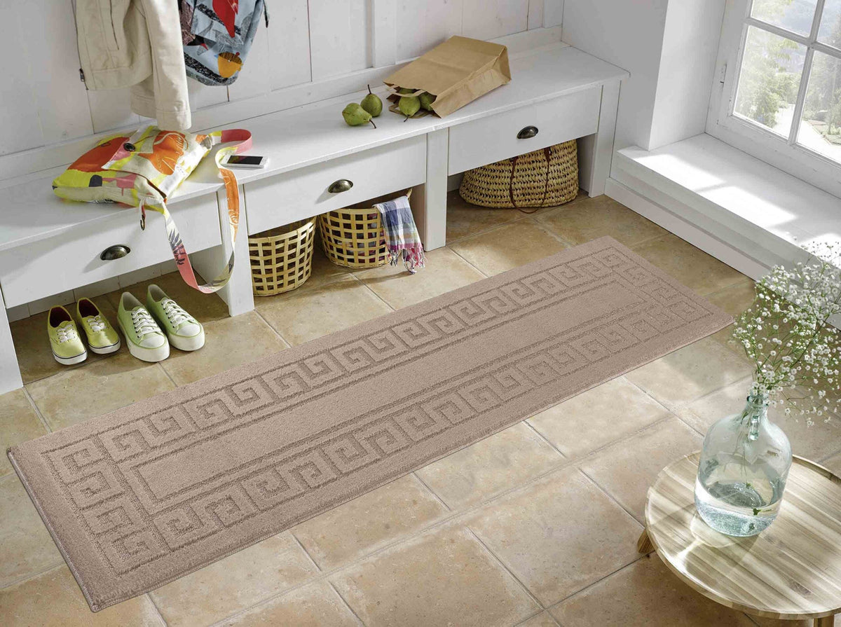 Ivy Minimalist Non-Slip Mat - Greek Key
