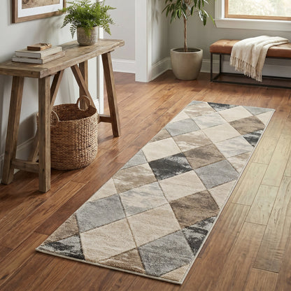 Santiago Carved Abstract Rug - Blend