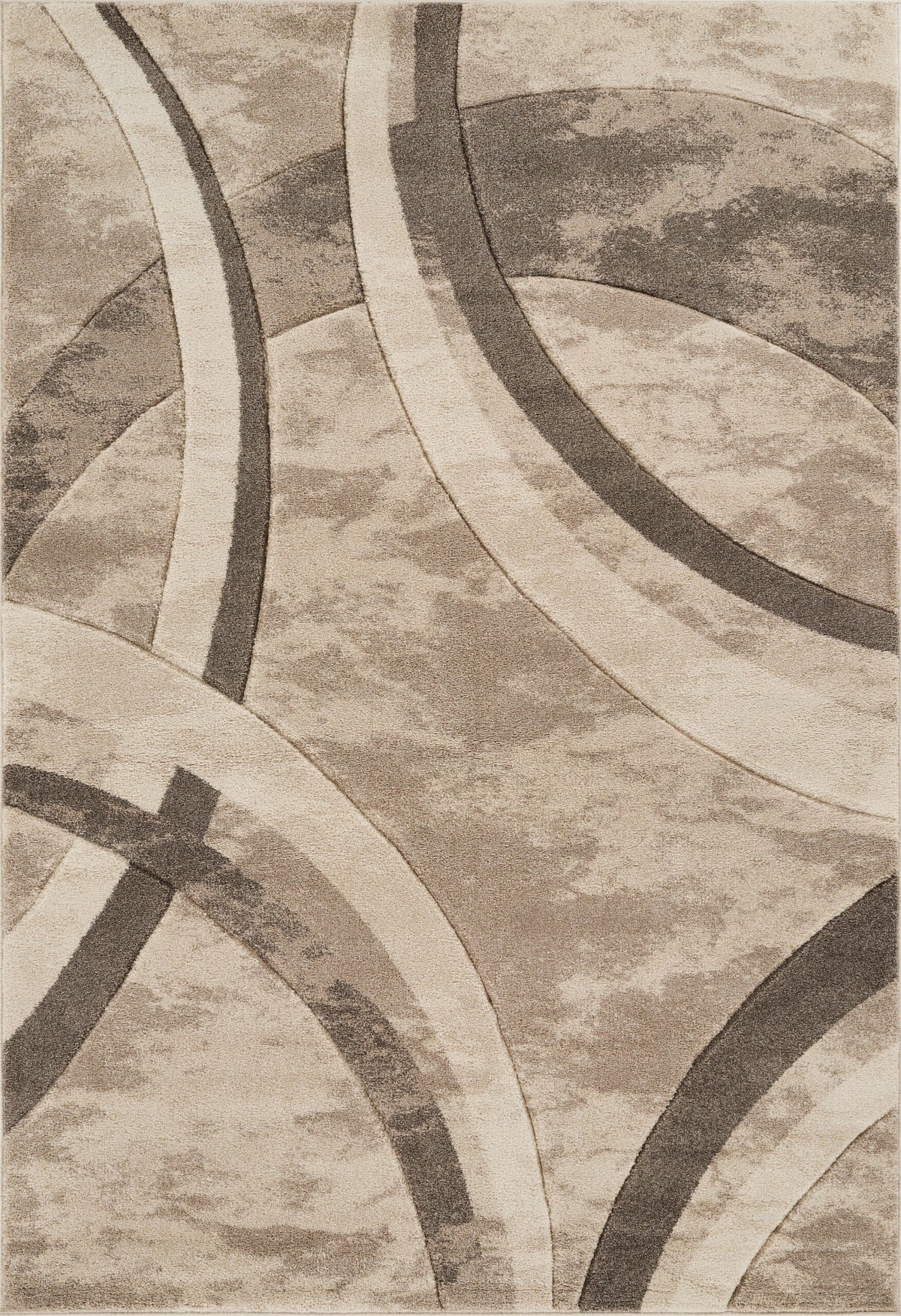Santiago Carved Abstract Rug - Curve