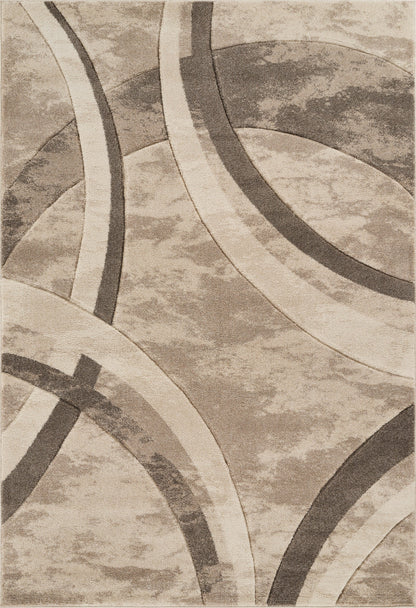 Santiago Carved Abstract Rug - Curve