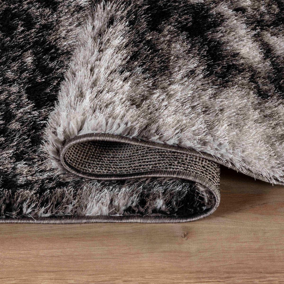 California Hand-Carved Shaggy Rug - Two Tone