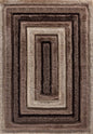 California Hand-Carved Shaggy Rug - Bordered
