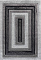 California Hand-Carved Shaggy Rug - Bordered